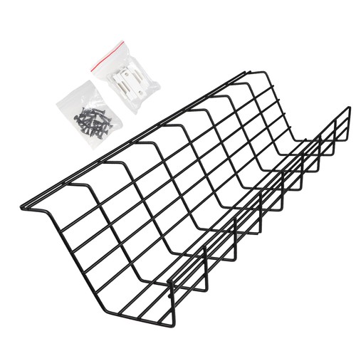 Table Offline Basket Storage Box Office Under Desk Cord Organizer Cable - Afbeelding 10 van 12
