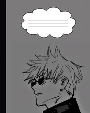 Composition Notebook: Anime Gojo Jujutsu Kaizen Illustration  Journal for Colle