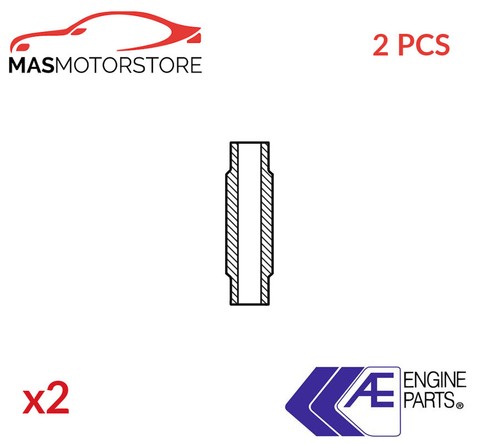 VALVE GUIDES AE VAG92345 2PCS FOR ERF ECL 7.28 RD3 TP3 206KW - Picture 1 of 5