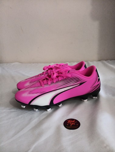 Puma Ultra Play FG/AG Soccer Cleats Mens Size 7 Pink Black White 107763-01 New