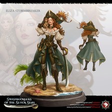 Elisa Stormbreaker by White Werewolf Tavern  D D  DnD  Print on Demand