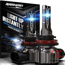 Light bulbs, 300 brightness Upgraded, 1:1 Mini Size Plug and Play, Pack H11
