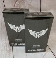 POLICE Original Aftershave Natural Spray  Sealed 2 x 100ml