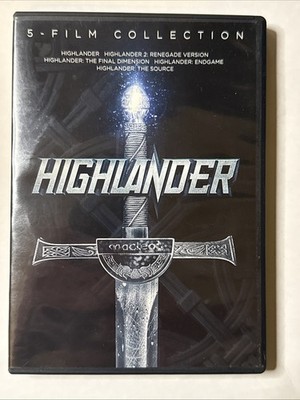 Highlander: 5-Film Collection (DVD) Queen Christopher Lambert Sci Fi Rare OOP