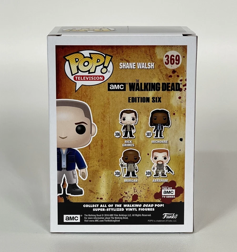 Funko Pop AMC The Walking Dead #369 Shane Walsh 2016 exclusivo de NYCC - caja dañada Foto 2 de 4