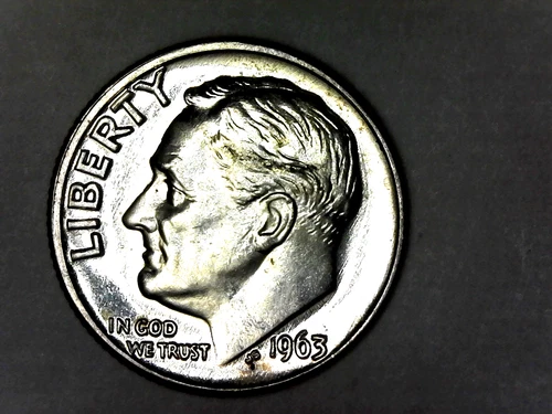 1963 d, Roosevelt Dime-Uncirculated