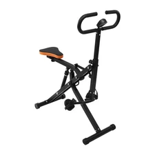 Adjustable Squat Machine Trainer Rowing Machine 264lbs for Ab Workout Glutes