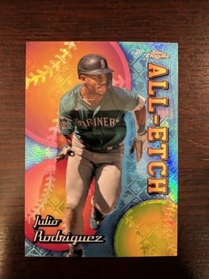 2024 Topps Chrome Logofractor Edition - Chrome All Etch Julio Rodriguez #CAEL-4
