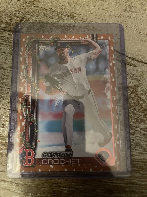 2025 Topps Holiday - Garrett Crochet #H22 Gold Holiday Lights