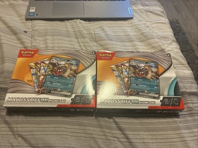 Pokémon Mabosstiff ex Showcase Box Lot Of 2 New Sealed Fast Shipping Time