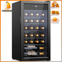 WeinküHlschrank 82 Liter 28 Flaschen GlastüR Led Touchpanel 5-18°C Klein