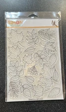 Simon Says Stamp Autumn Leaves Clear Stamp Set~New/No Longer Available