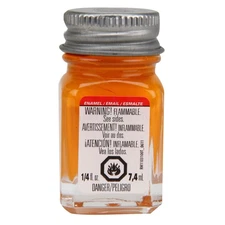 Testor Corp. Enamel 1/4oz Tangerine TES1126TT Plastics Paint Enamels