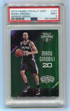 2015 Totally Certified Manu Ginobili /5 (POP 1) Mirror Green San Antonio Spurs