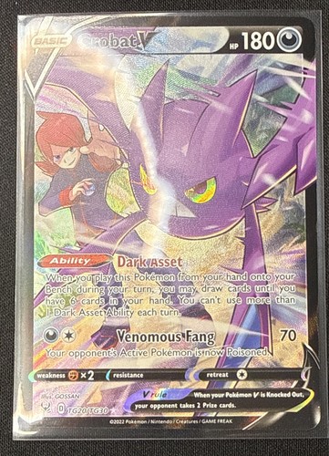 Crobat V TG20/TG30 Swsh11: Lost Origin Trainer Gallery Holo