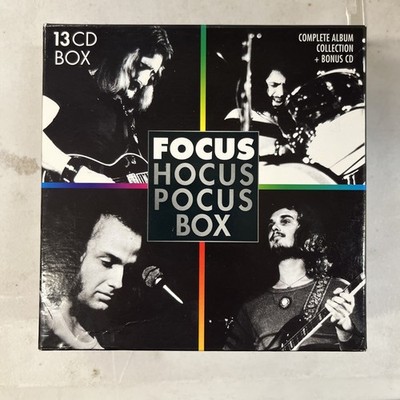 FOCUS  HOCUS POCUS  BOX  -  COMPLETE ALBUM COLLECTION  +  1 BONUS DISC = 13CD's