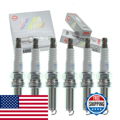 Sixity Auto 6 Pc Ngk Laser Iridium Spark Plugs Compatible Chrysler Town Country