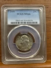 1956-P Washington Quarter PCGS MS66 Sneaky Toning