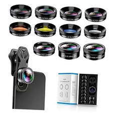 11 in 1 Phone Camera Lens Kit - Wide Angle Lens Macro Lens Fisheye