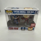 Funko Pop! Captain America & Iron Man (Civil War) Collectors Corps 2-Pack Action