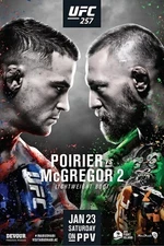 UFC 257 Poirier Vs. McGregor 2 12x18 Fight Poster Reprint