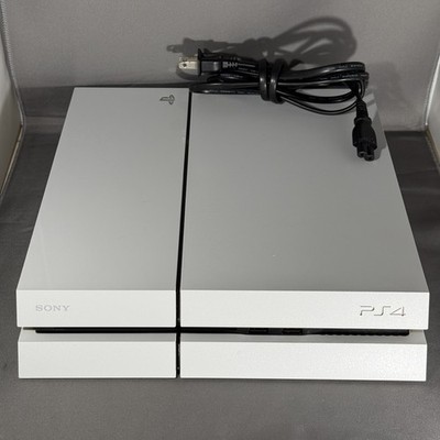 Sony PlayStation 4 PS4 White 500GB Video Game Console Tested Working