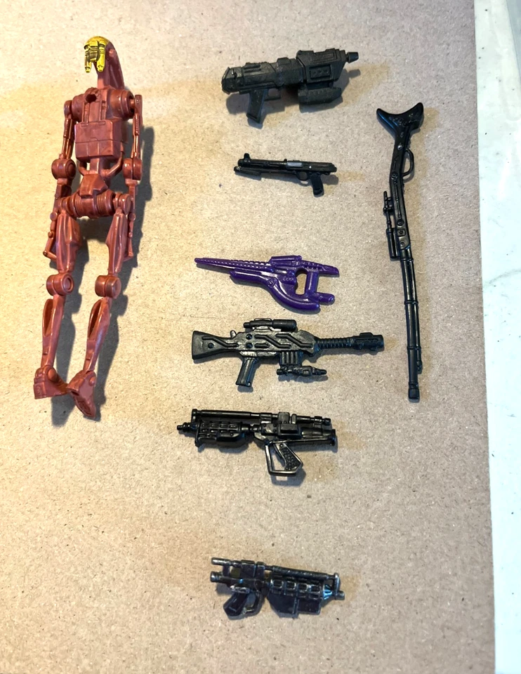 Star Wars 3.75” Hasbro The Clone Wars Battle Droid Army Lote Suelto (4) Foto 4 de 4