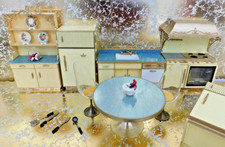 Vintage Ideal Petite Princess Kitchen Lot of Dollhoue Furniture