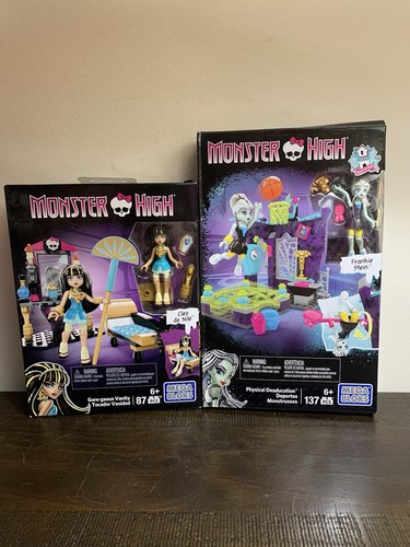Monster High Mega Blocks Playsets Cleo De Nile, Frankie Stein 2015