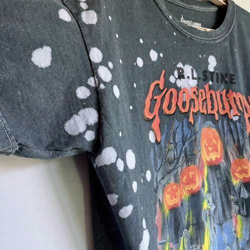 R. L. Gänsehaut schwarzes T-Shirt Halloween Angriff der Jack-o'-Laternen Gr. M/L - Bild 9 von 10
