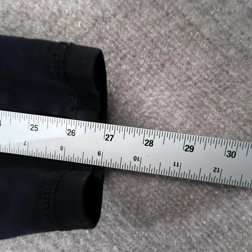 Leggings capri negros Livi Active talla grande 26/28 elásticos ocio ropa informal Foto 4 de 4