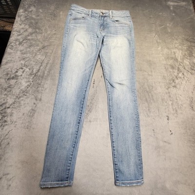 American Eagle Outfitters Jegging Womens 8 Tall Blue Light Wash Slim 29x34