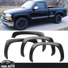 Fit for 99-06 Chevy Silverado 1500 2500 3500 OE Fender Flares Smooth 4PCS-PP
