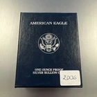 2006-S American Silver Eagle $1 - Proof / w/Box & COA / Beautiful! - No Reserve!