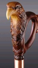 Eagle wooden walking stick hand Beautiful wooden walking cane