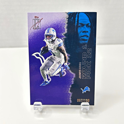 Topps 2025 Signature Class Football Jahmyr Gibbs 67/100 Detroit Lions #20