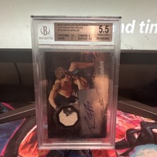 2010 Topps UFC Main Event Brian Bowles Auto Relic #142 BGS 5.5