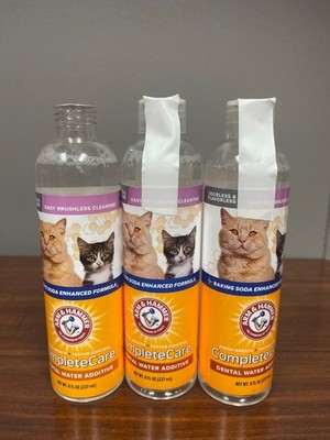 Arm & Hammer Bundle of 3 Complete Care Dental Water Additive for Cats 8 fl oz/ea