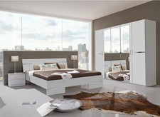 King Size Bed Anna Alpine white 160 x 200cm King Sizs Bed