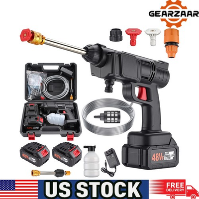 #ad #ad Cordless Portable High Pressure Pressure Water Spray Gun Car Washer Cleaner Tool $29.48