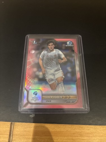 2022 Topps Bowman Chrome Under21 Julen Lobete 36/150 Pink Spain