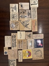 Rubber Stamps-Halloween And Every Occasion-set Of 25 Stamps 108