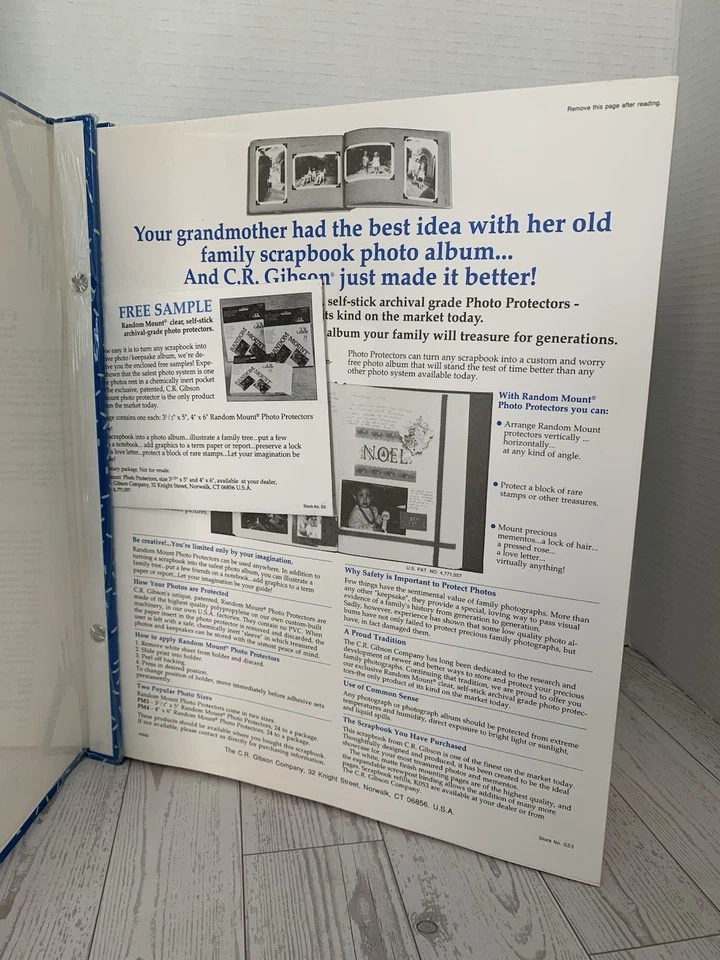 Álbum de recortes School Daze nuevo Cr Gibson de colección retro Foto 2 de 4