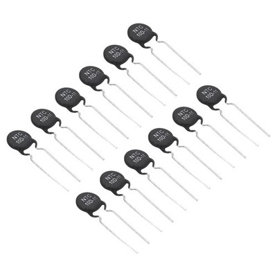 NTC Thermistors Resistors, 12Pcs 10 Ohm 3A NTC10D-11 Inrush Current Limiter