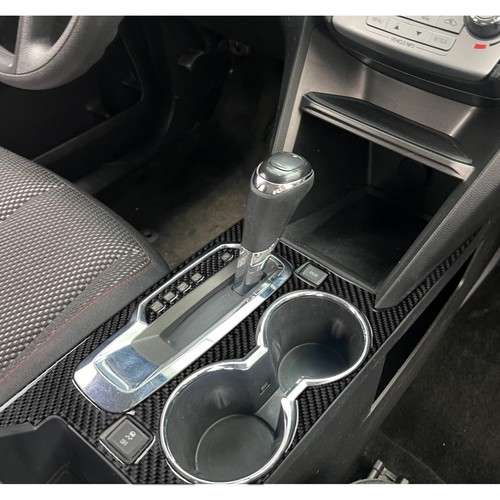 3Pcs Real Carbon Fiber Gear Shift Panel Cover Trim For GMC Terrain Equinox 10-17 - Foto 8 di 22