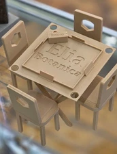 Mesa De Domino Miniatura - Miniature Dominoes Table