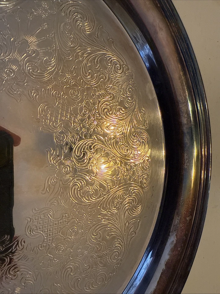 Pulsera grande enchapada vintage de International Silver Company Foto 2 de 3