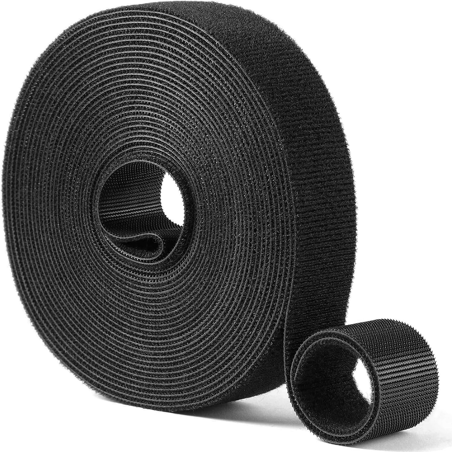 1In X 48Ft | Hook and Loop Straps Heavy Duty | Double Sided Self-Gripping Strips