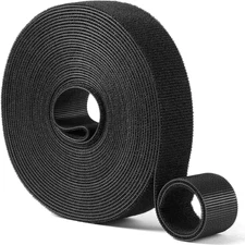1In X 48Ft | Hook and Loop Straps Heavy Duty | Double Sided Self-Gripping Strips