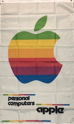 Apple Fahne Flag 150 x 90 cm iphone iPad MacBook 17 16 15 Pro Max Retro